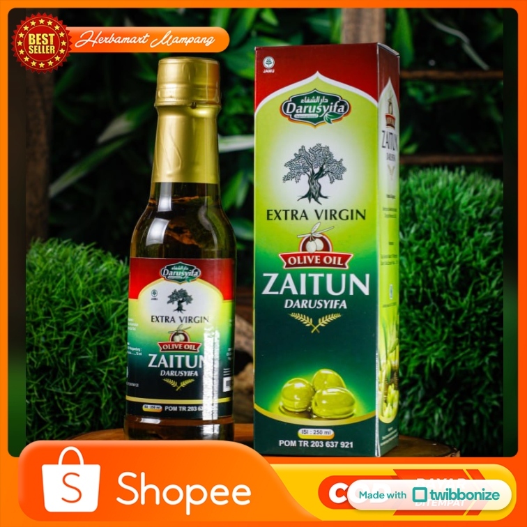 

OLIVE OIL 250ml Minyak Zaitun Darusyifa atasi Kanker Kolesterol