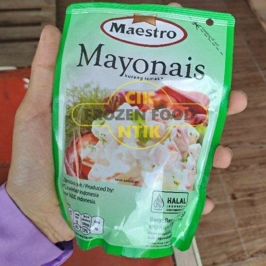 

Maestro mayonaise 180 gr Frozen food cik ntik Jambi