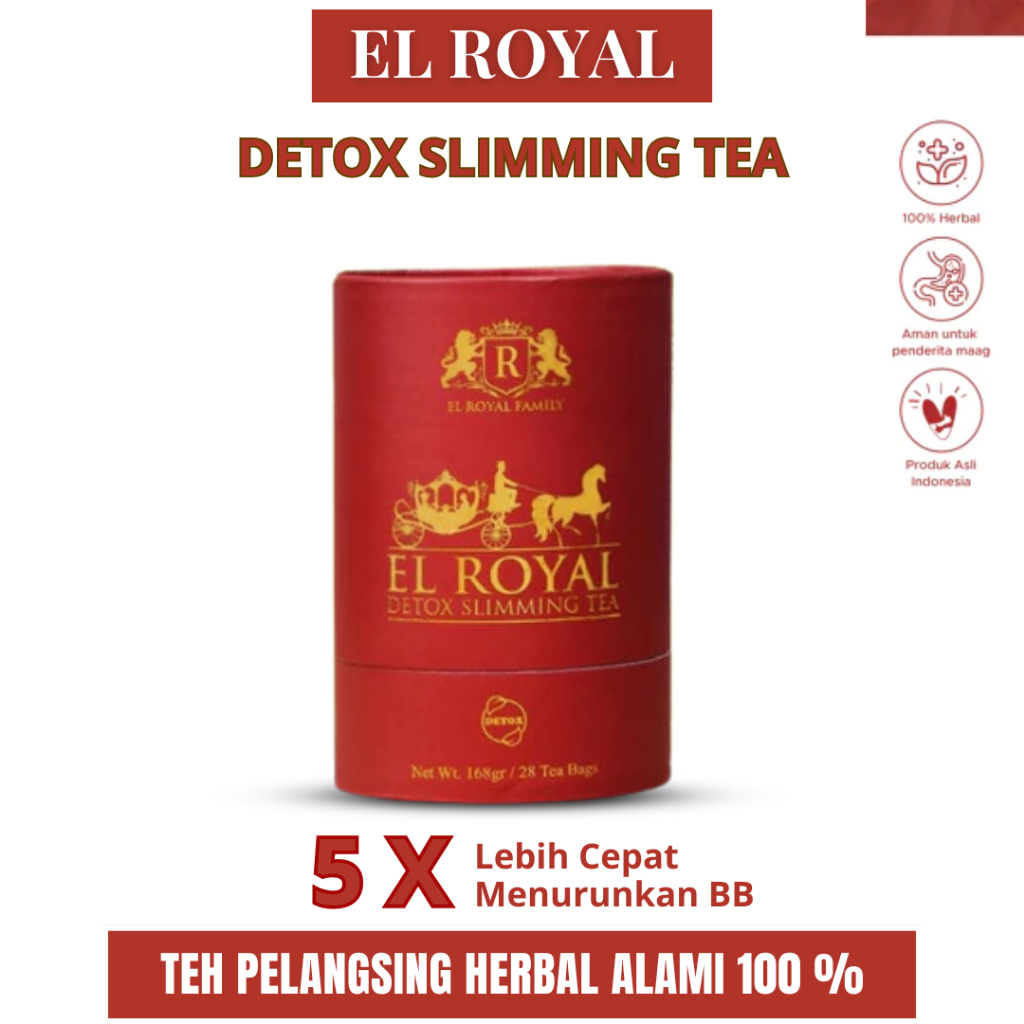 

EL ROYAL FAMILY Detok Slimming Tea Teh Pelangsing Cholesterol Weight Gain Penggemuk Badan Corset