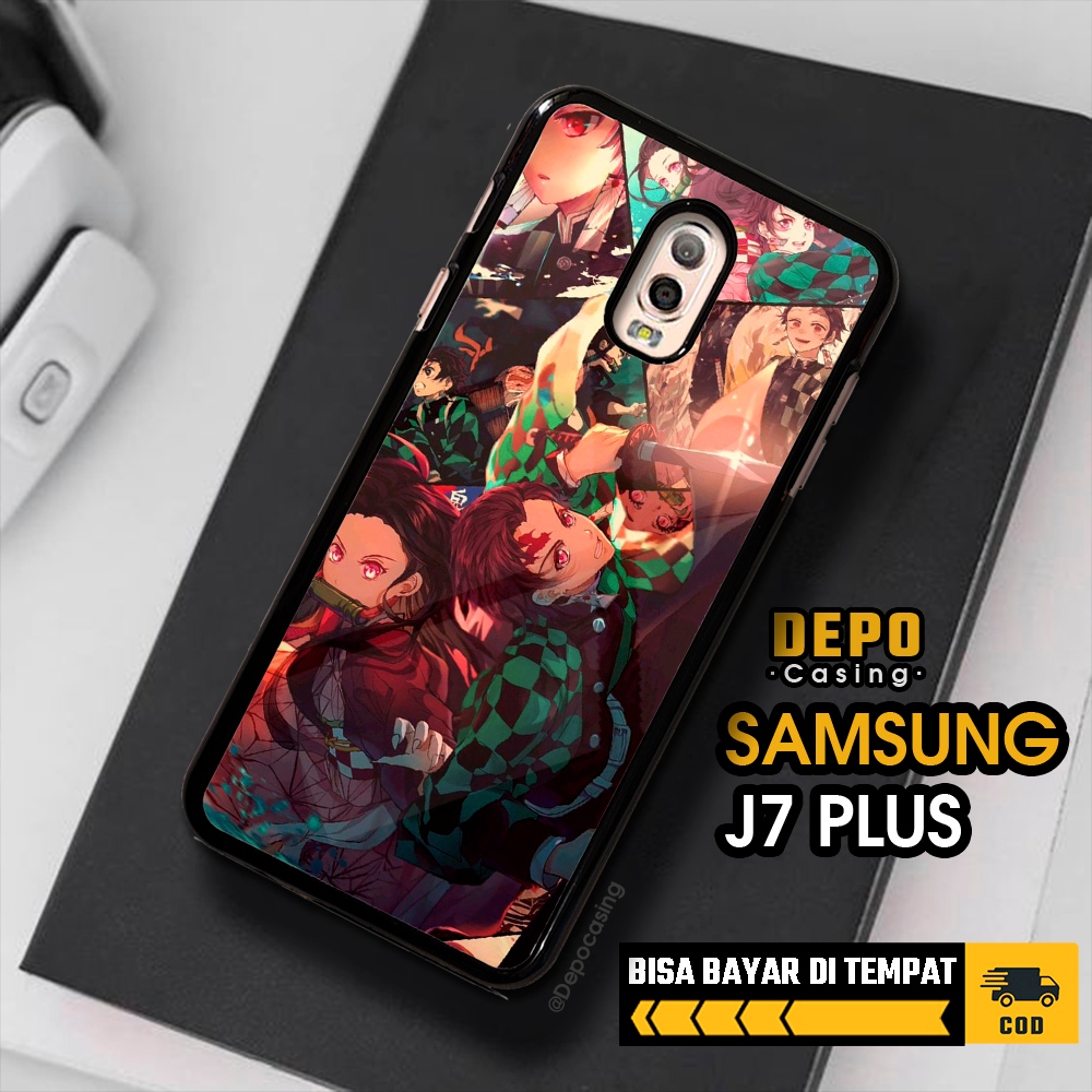 Case Samsung J7 Plus Casing Samsung J7 Plus Casing Depo Casing [DMSL] Case Glossy Case Aesthetic Cus