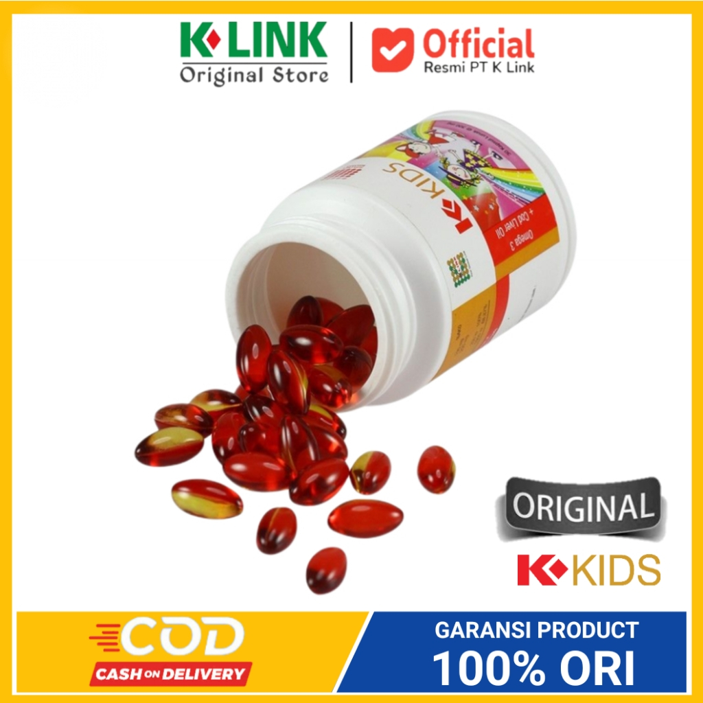 

Omega kids Vitamin A D bernutrisi original