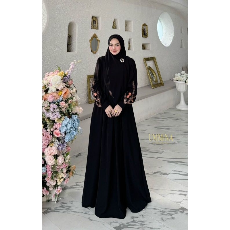 Ready Maryam Abaya Syari Ummina Azira by Ummina Gamis Muslim Original