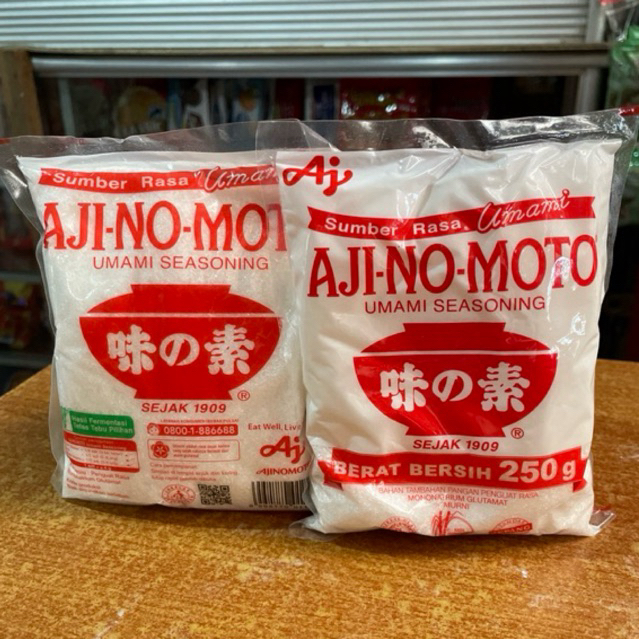 

PENYEDAP RASA AJINOMOTO 250gr