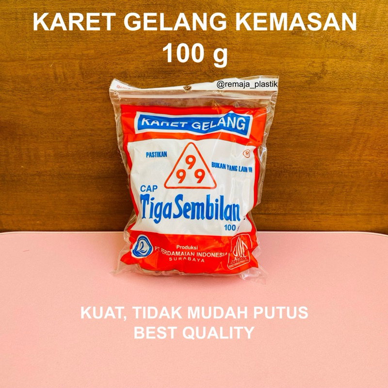 

Karet Gelang Murah Cap Tiga Sembilan Kemasan 100g