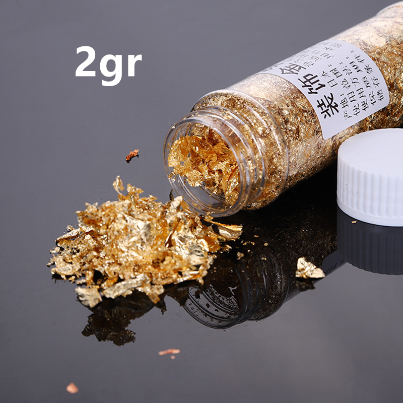 2 Gram Edible Gold Leaf Kertas Emas Bisa Dimakan Untuk Coklat Luster Cake Dimsum Fondant Coklat Bubu