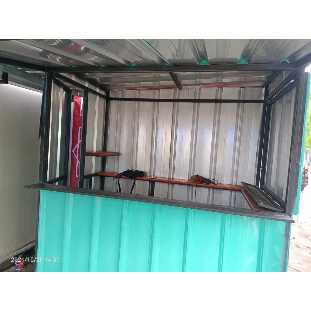 kontainer booth / roda jualan bandung