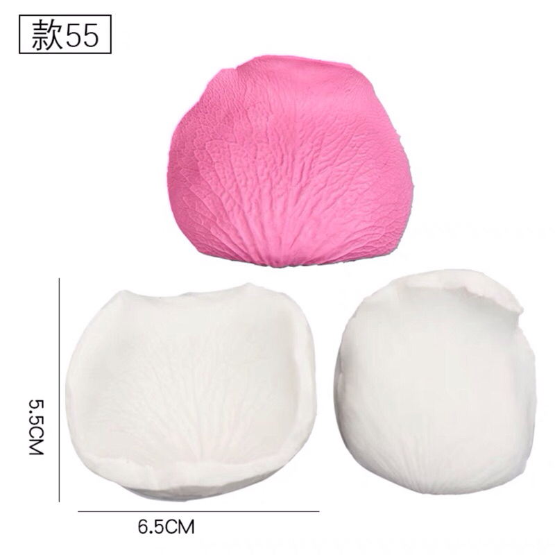 Rose petal silicone veiner tipe B