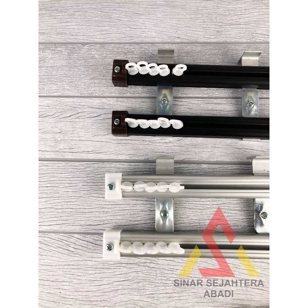 Gorden Rel Vitrase Set Oval Double Premium / Gorden Oval Dobel Set