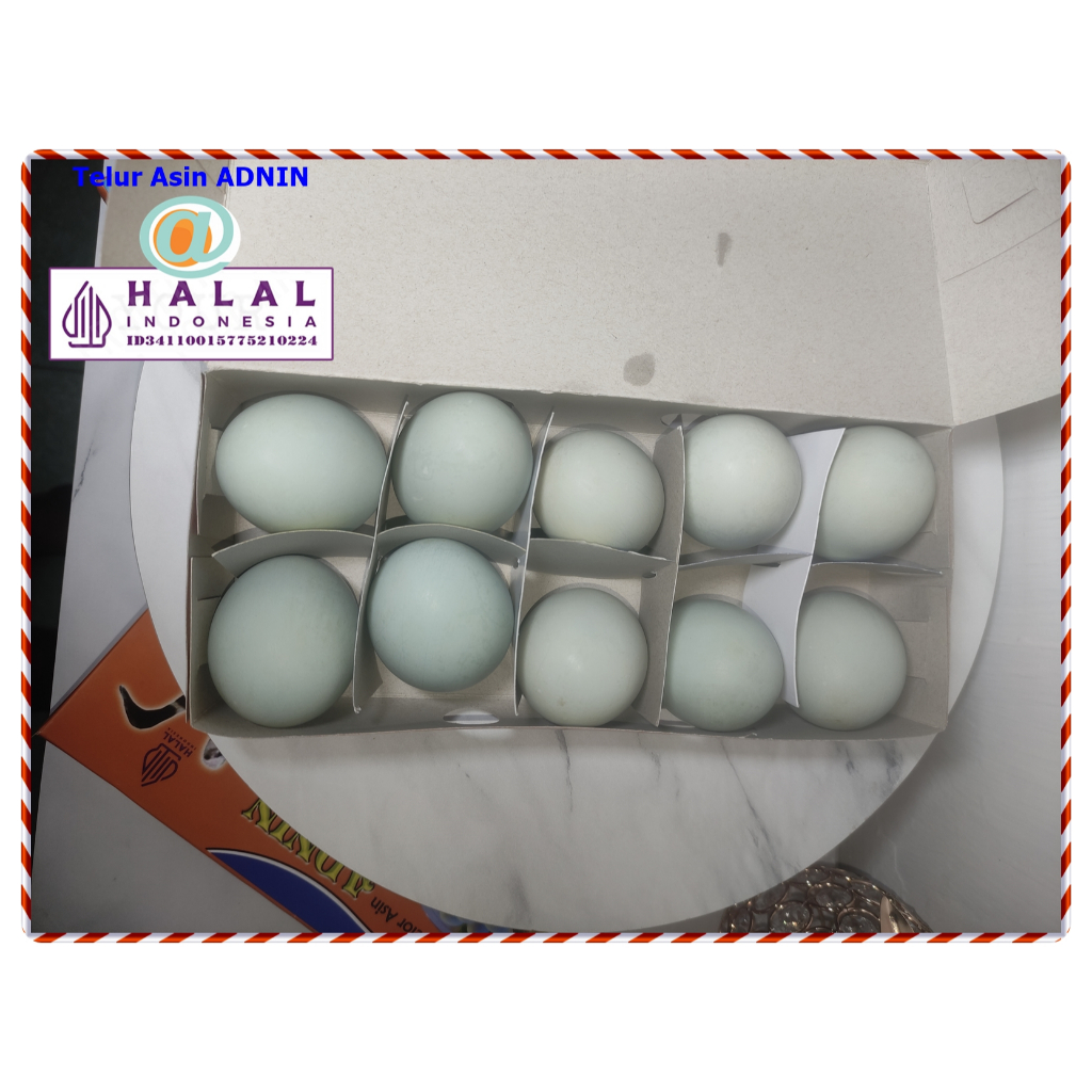 

Telur Asin ADNIN Asli Brebes (Rebus/Kukus)