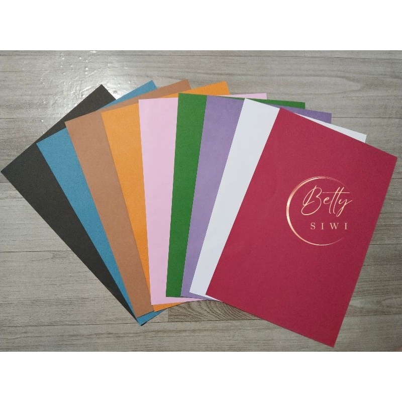 

Kertas jeruk/Cover jilid ukuran Folio dan A4