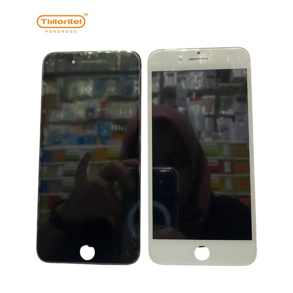 LCD+TS DIGUNAKAN UNTUK  IPHONE 7+ (PLUS) BLACK DAN WHITE