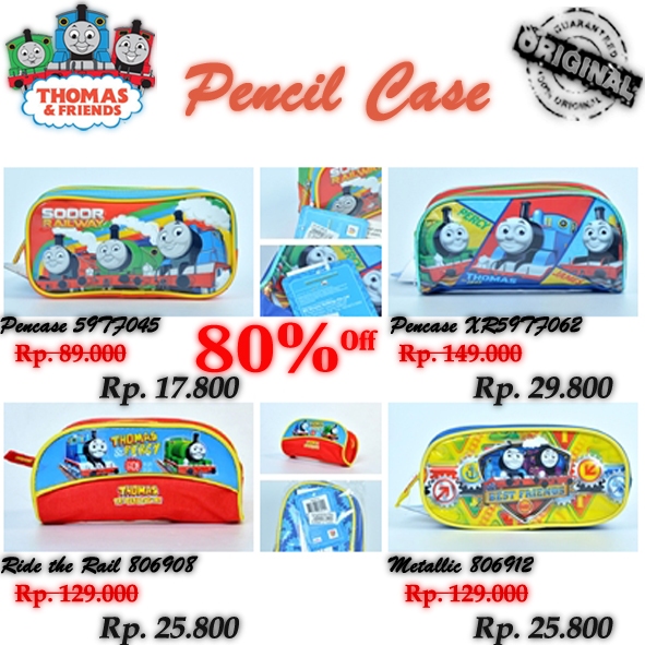 

Tempat Pensil Karakter Original Thomas & Friends Pen Case