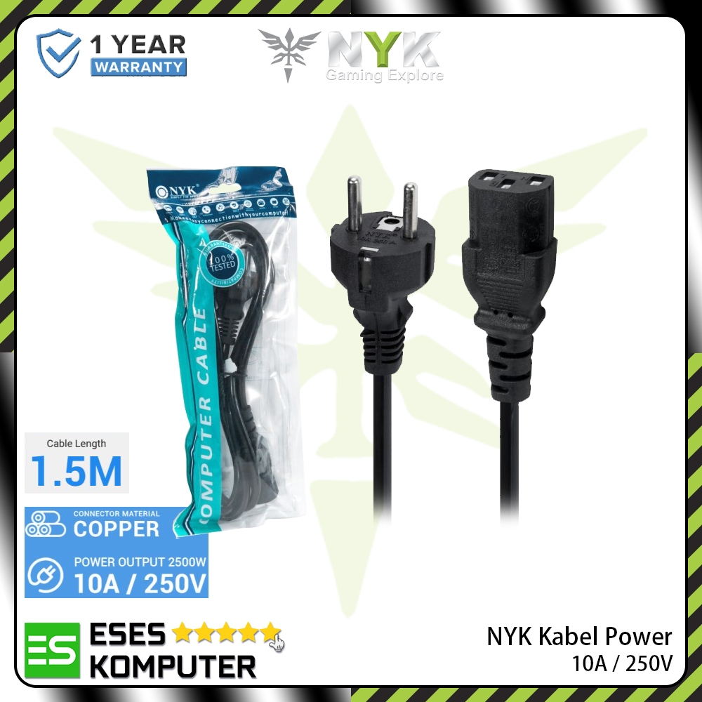 NYK Kabel Power Power Supply CPU