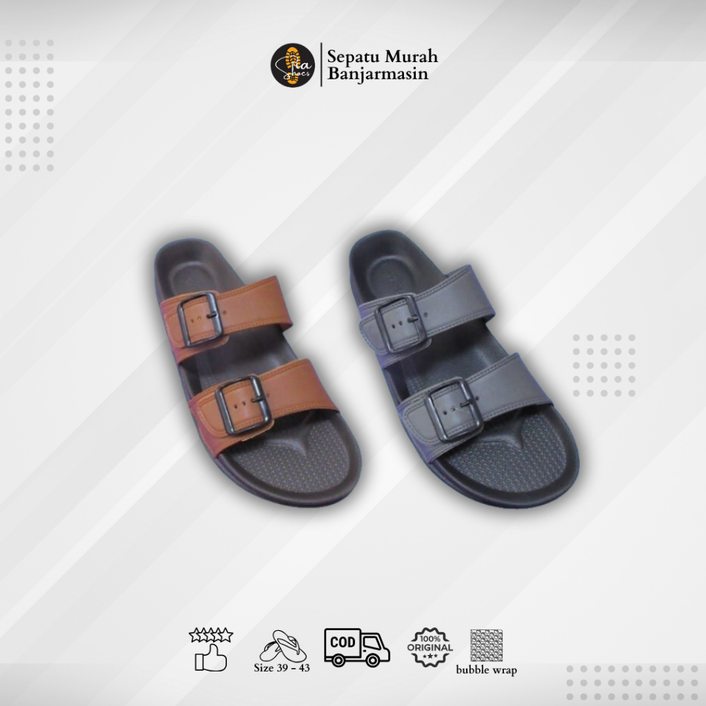 SANDAL NEW ERA MB E 75002 I SANDAL NEW ERA PROFOUND I sandal pria selop karet