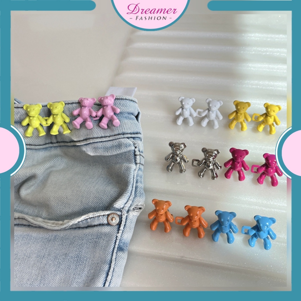 DF KCL511 Kancing Celana Jeans Anti Karat Kancing Celana Bahan Metal Bisa Lepas Pasang Premium