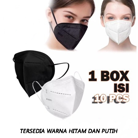 BARU isi 10PCS Masker KN95 Face Mask Masker Mulut Headloop Disposable Mask Masker Kesehatan