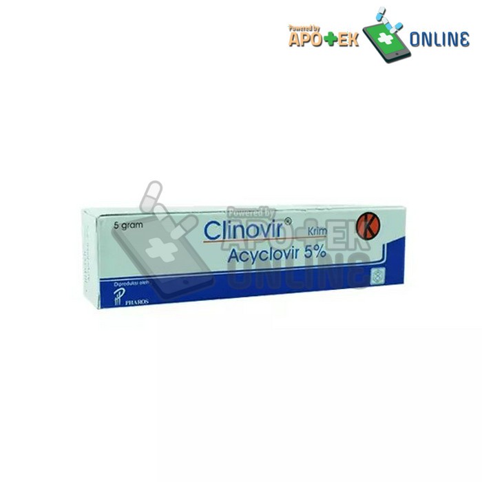 CLINOVIR CREAM 5GR/ACYCLOVIR/SALEP HERPES