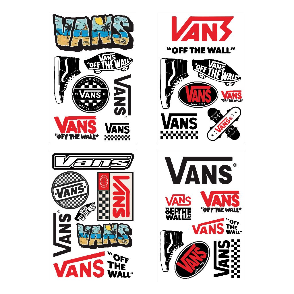 

Sticker pack Vans bahan quantac siap tempel