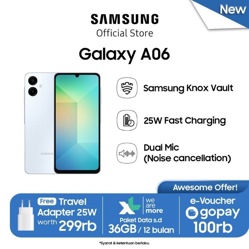 Samsung Galaxy A06  6/128 Resmi SEIN