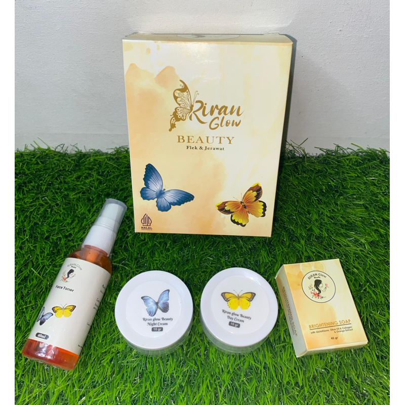 3 paket RIRAN GLOW  Flek & Jerawat