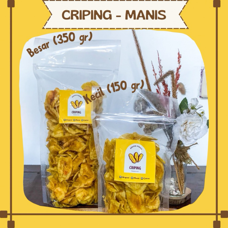 

CRIPING - Keripik Pisang Rasa Manis HOMEMADE