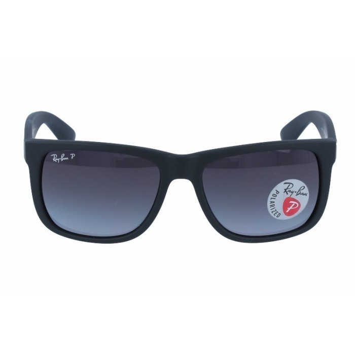 KACAMATA RAYBAN JUSTIN RB 4165 MATTE BLACK POLARIZED SIZE 55 ORIGINAL