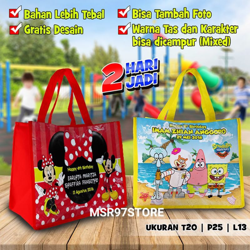 

TAS JAJAN ULANG TAHUN - TAS JAJAN HADIAH ULANG TAHUN