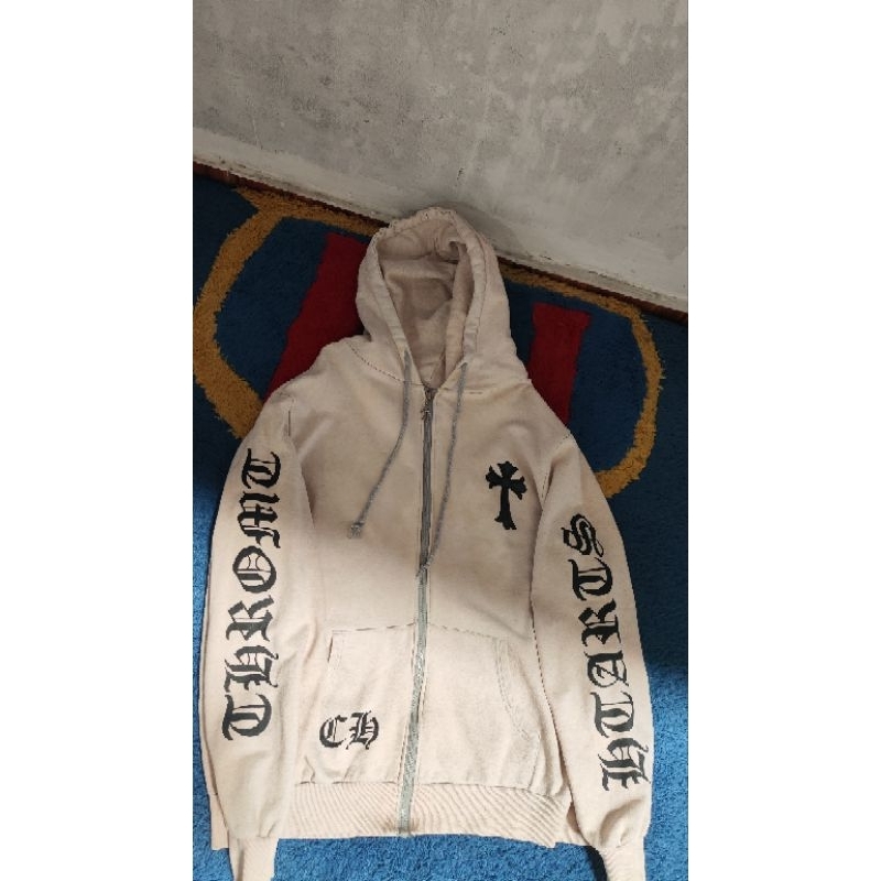 zip hoodie chrome hearts