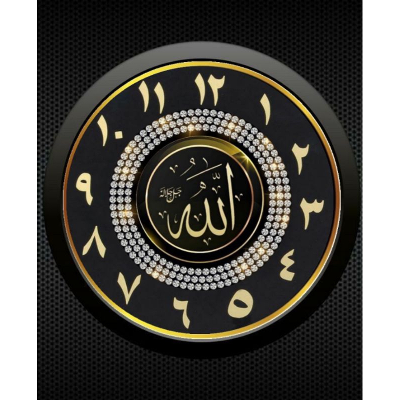 jam dinding angka arab