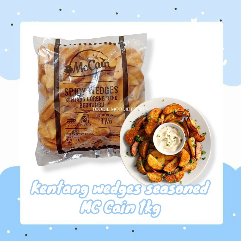 

Kentang wedges McCain 1kg/French Fries Wedges/kentang goreng wedges MC Cain