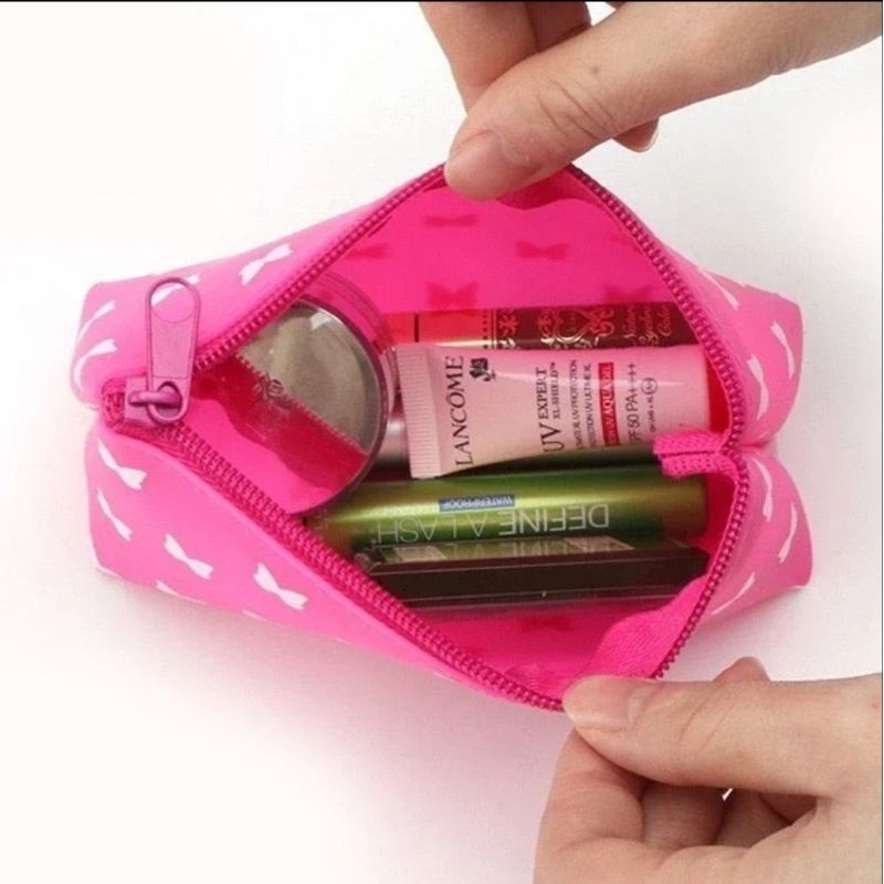 ❤Afnansa❤ Pouch BTF Kosmetik Silikon ~ Tas kosmetik silikon