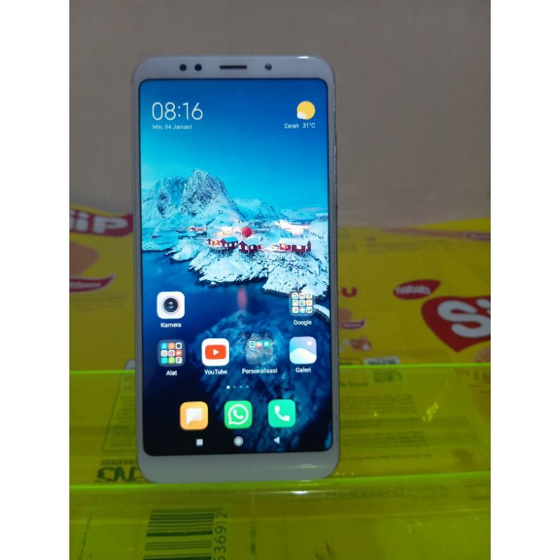 redmi 5 plus ram 3/32 normal second pemakaian