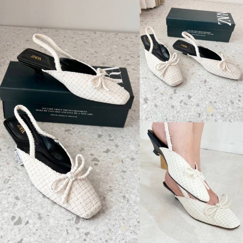 Zara Heels 3cm Selop S10144