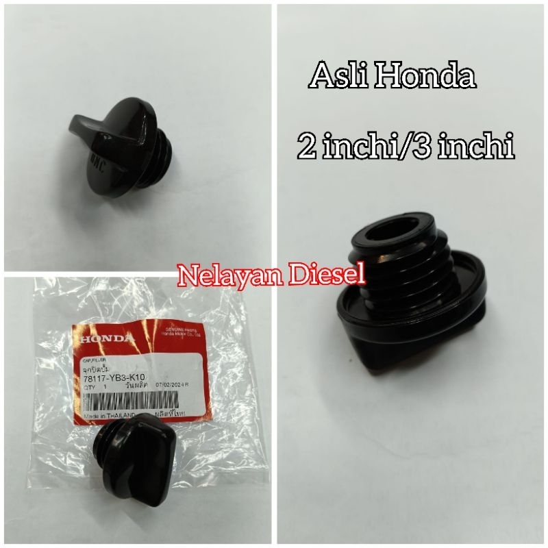 cap filter pompa Alkon Honda 2inchi/3inchi tutup pancingan pompa Alkon Honda ORIGINAL