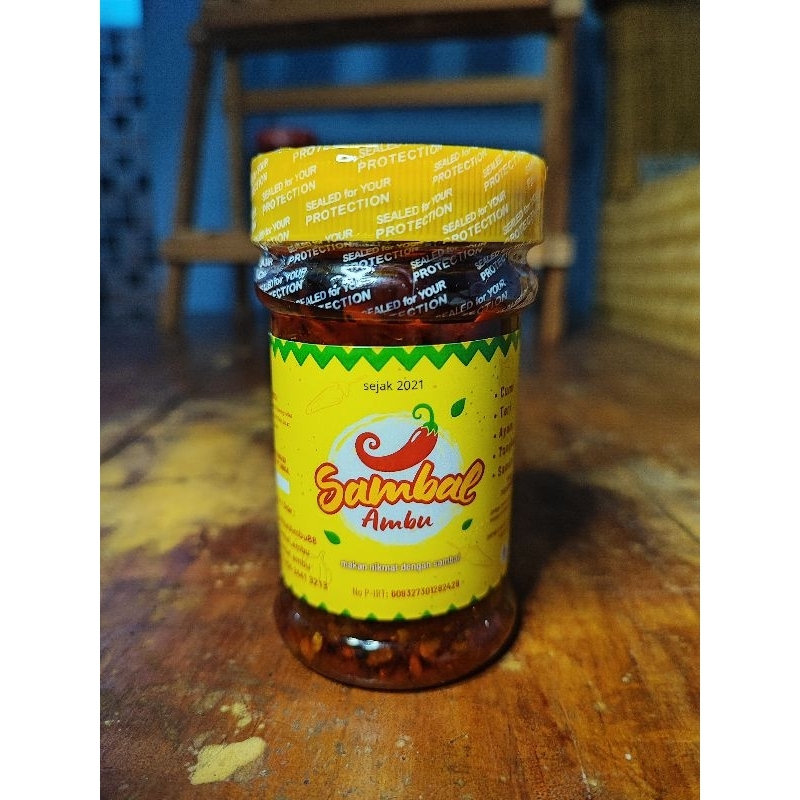 

Sambal Ambu | Sambal Kemasan Botol 200gr Aneka Topping Enak Pedas Murah Tanpa Pengawet