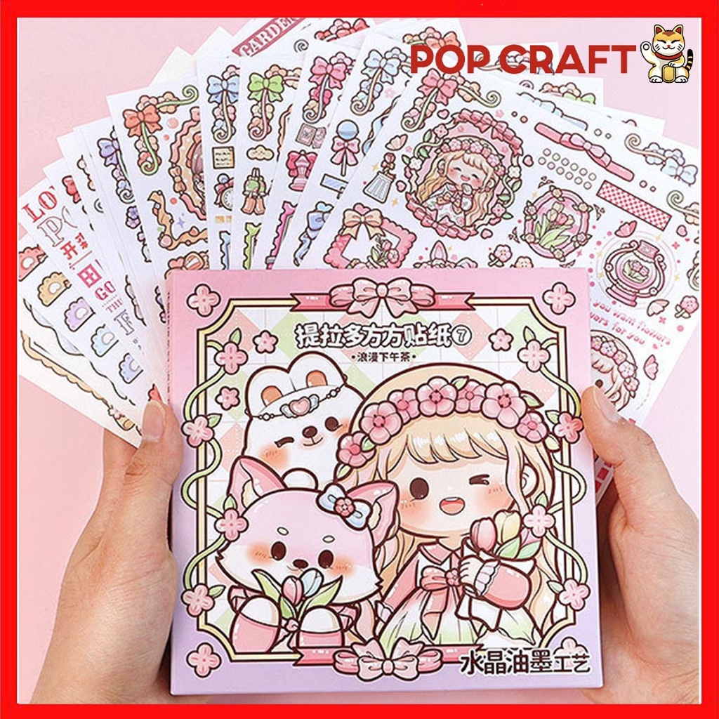 

PC Stiker 1 Pack Buat Dekor Buku Jurnal Edisi Dodogirl Romantic Girl Stiker DIY Stiker Tempel TLD114