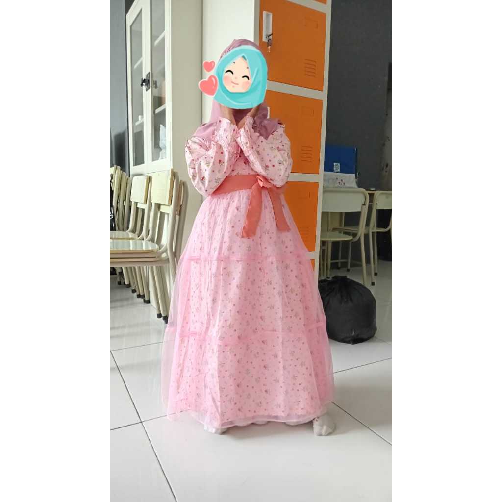 Gamis Anak Perempuan Katun