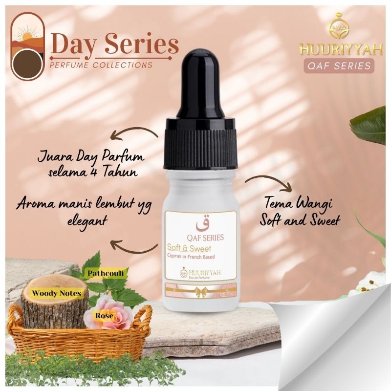 Huuriyyah Day Perfume Qaf Series -  Parfum Istri Saleha Non Alkohol