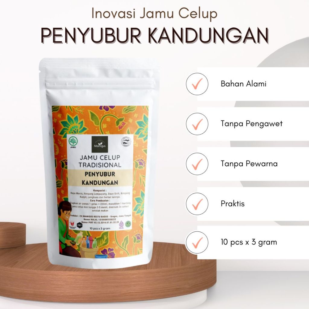 

Jamu Celup Tradisional PENYUBUR KANDUNGAN