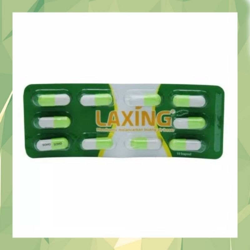 《OS3》 Laxing 10 kapsul - HERBAL untuk detoks diet melancarkan BAB