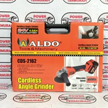 

Mesin Gerinda Tangan 4" CORDLESS CDS-2162 ALDO 24V / Mesin Gurinda Grinda 4" BATERAI CDS 2162 - Angle Grinder BATTERY CDS2162 ALDO