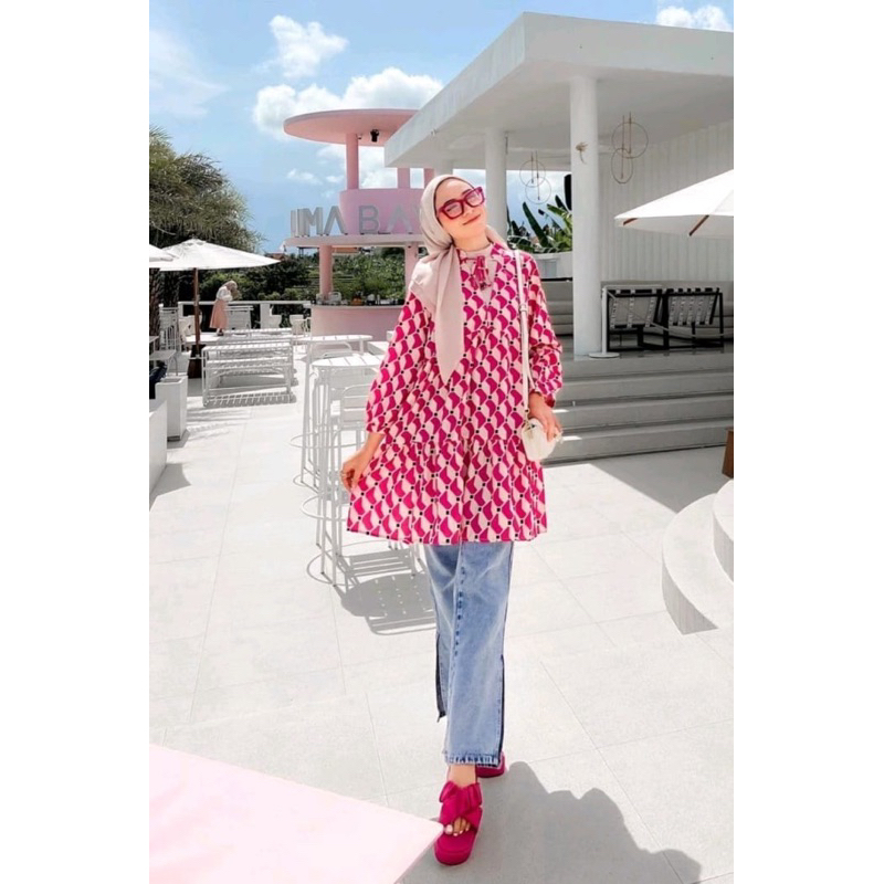 setelan celana tunik zara by extu original/one set zara