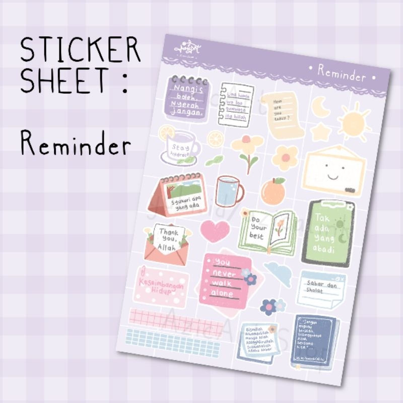 

Sticker Aesthetic Journal Quotes Motivasi Islami Lucu (Waterproof, Tahan Minyak)