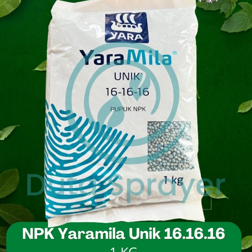 KP8 Pupuk NPK MUTIARA 161616 1 kg YaraMila 1kg kemasan ASLI