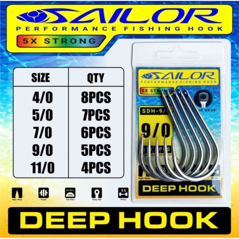 Hook Stainless Steel Slow Deep Hook / Hook Slow Jigging Sailor