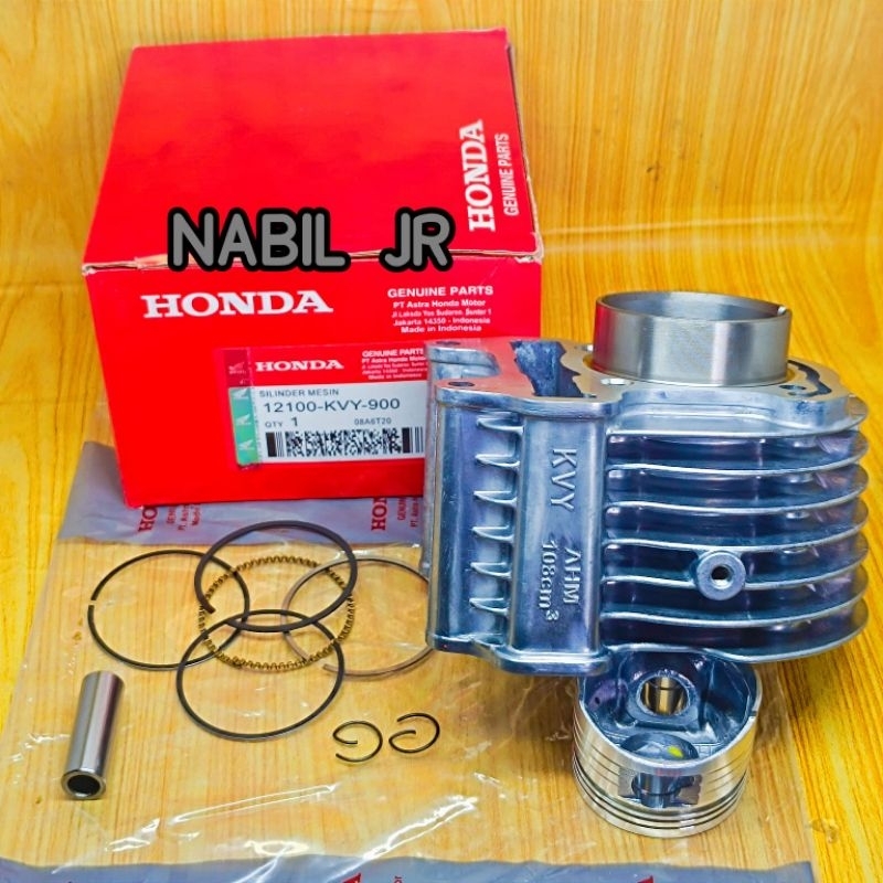 BLOK SEHER ASSY KVY CYLINDER HEAD HONDA BEAT KARBU SCOOPY KARBU SPACY KARBU ORI