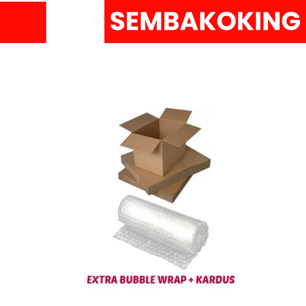 

BUBBLE WRAP ATAU KARDUS BOX UNTUK TAMBAHAN PACKING LEBIH AMAN