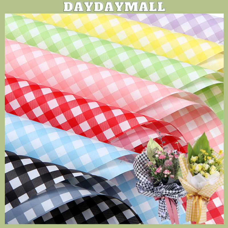 

20 LEMBAR Flower Wrapping Motif Kotak Celephone Kertas Bunga Waterproof 6003