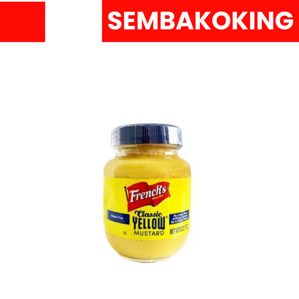 

FRENCHS YELLOW MUSTARD 170GR AMERICAN CLASSIC GLUTEN FREE