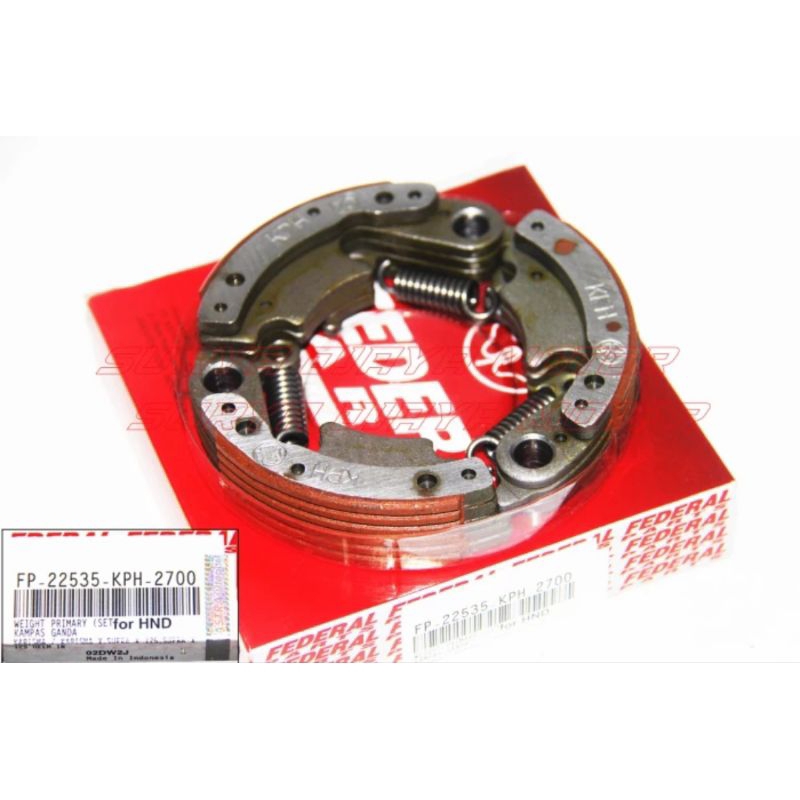 Kampas Ganda Karisma, Supra X125 KPH Federal